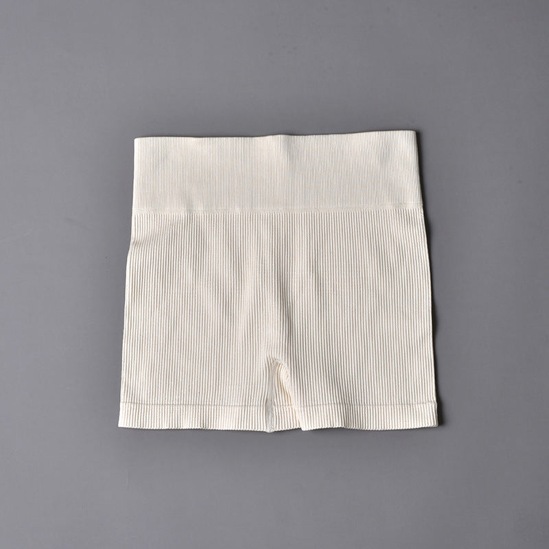 Wholesale Nylon U-neck Bra Shorts Seamless Knit Sports Yoga Suit